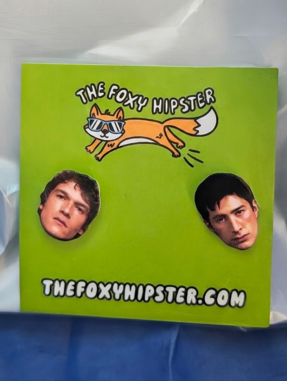 Heated Rivalry Shane and Ilya Head Stud Earrings